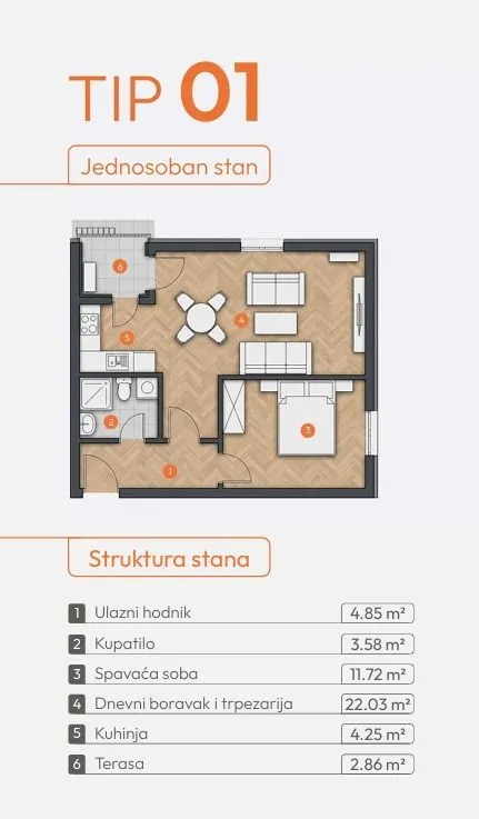 Prodaja, dvosoban stan, 7089m², Makedonsko naselje, Bar