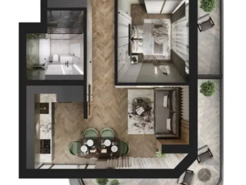 Prodaja, jednosoban stan, 55m², Bar, Crna Gora - image 9