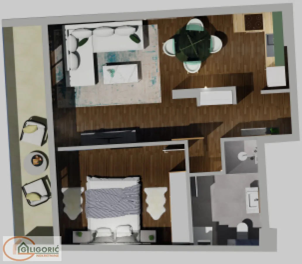 Prodaja, dvosoban stan, 56m², Pančevo, Srbija
