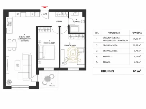 Prodaja, trosoban stan, 61m², Mala vaga, Kragujevac - image 4