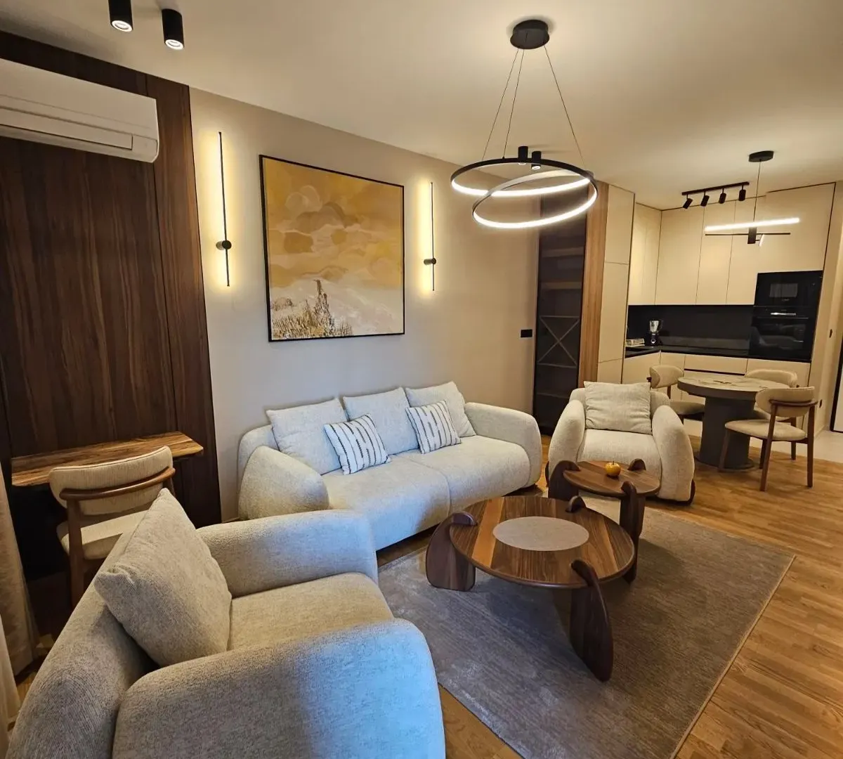 Rent, one bedroom apartment, 47m², Stari Aerodrom, Podgorica