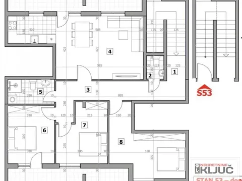 Prodaja, četvorosoban stan, 105m², Sremska Kamenica, Petrovaradin