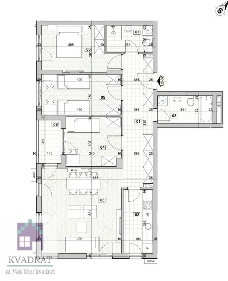 Prodaja, četvorosoban stan, 92m², Veternik, Novi Sad Sve Podlokacije