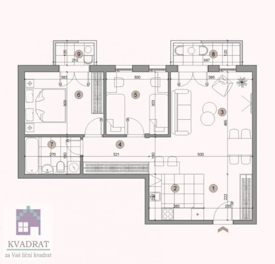 Prodaja, trosoban stan, 69m², Obrenovac, Beograd