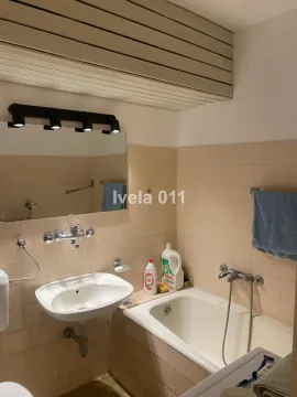 Kupatilo sa umivaonikom, ogledalom i kadom. - image 5