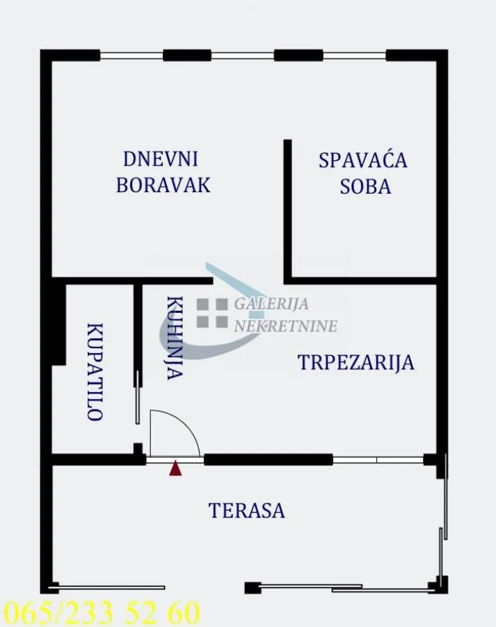 Sale, one bedroom apartment, 28m², Lion, Zvezdara Sve Podlokacije