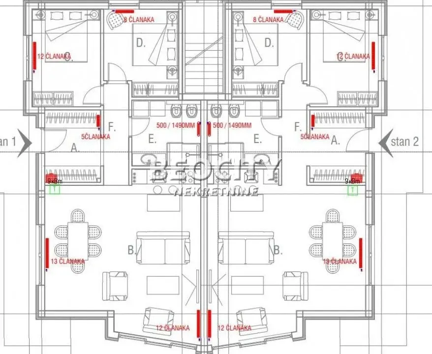 Prodaja, trosoban stan, 75m², Rudine, Zlatibor