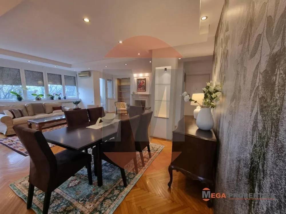 Rent, four bedroom apartment, 124m², Savski Venac, Beograd