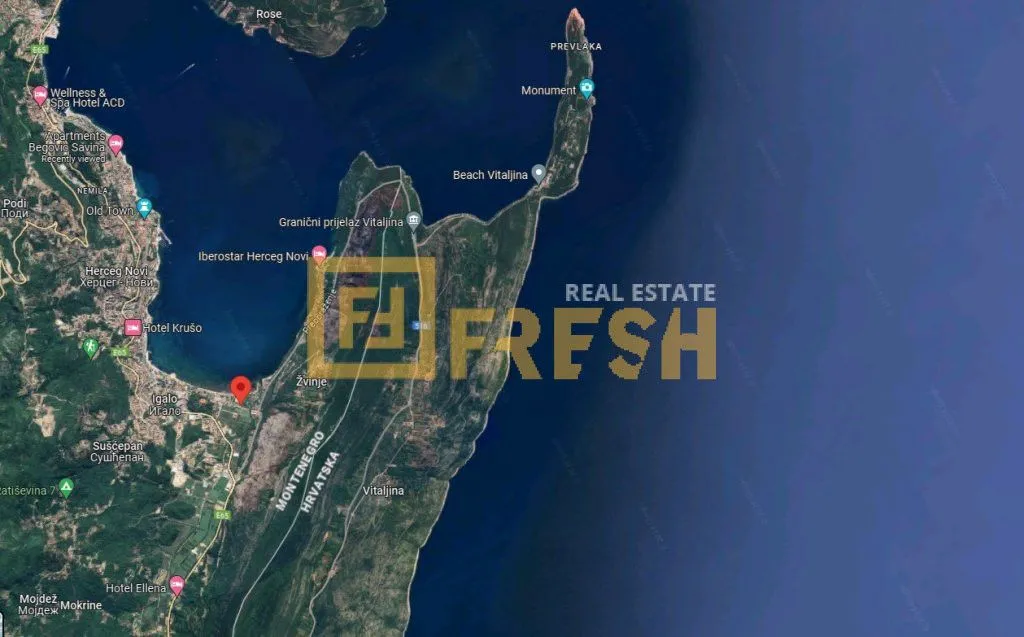Prodaja, plac, 454m², Herceg Novi, Crna Gora