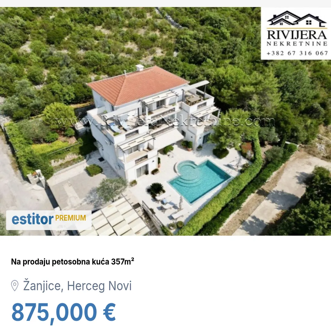 Sale, house, 357m², Žanjice, Herceg Novi