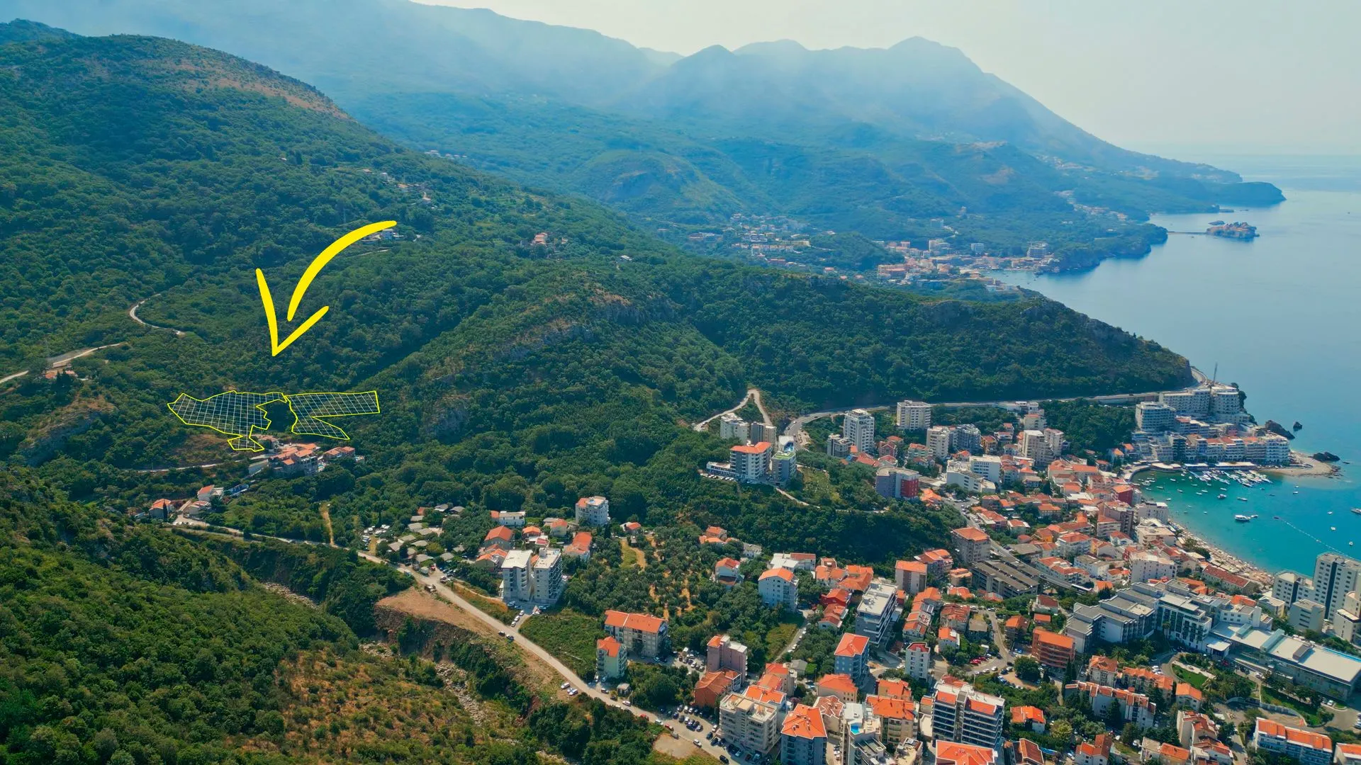 Prodaja, plac, 8893m², Budva, Crna Gora