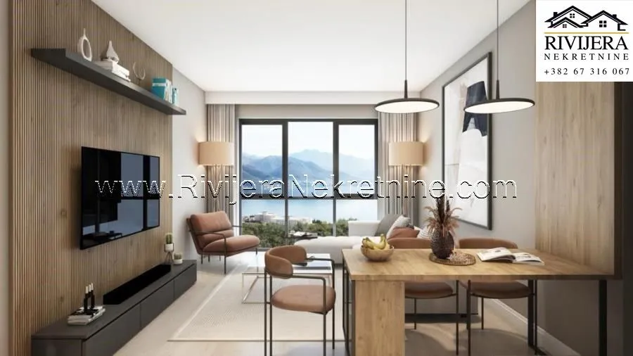 Prodaja, jednosoban stan, 51m², Bijela, Herceg Novi