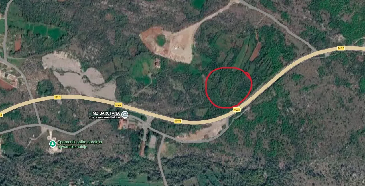 Sale, land lot, 12900m², Barutana, Podgorica