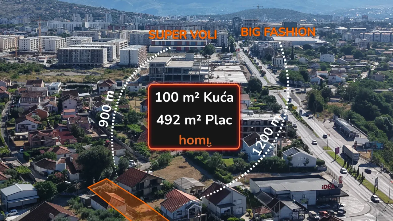 Sale, house, 100m², Gornja Gorica, Podgorica