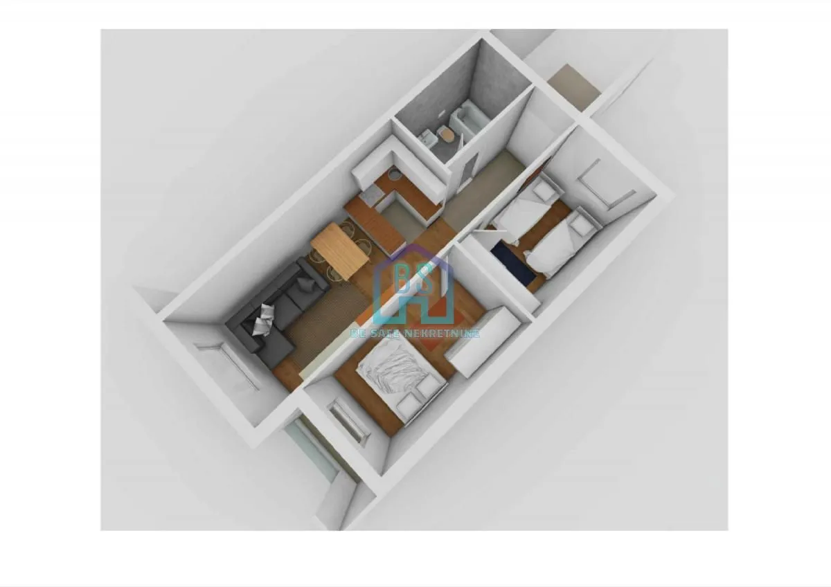 Prodaja, dvosoban stan, 51m², Vidovdansko naselje, Novi Sad Sve Podlokacije