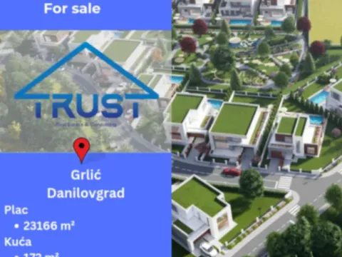  Land Lot for Sale, 23166m2, Grlić, Danilovgrad