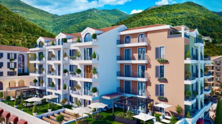 Sale, studio apartment, 37m², Tivat, Crna Gora