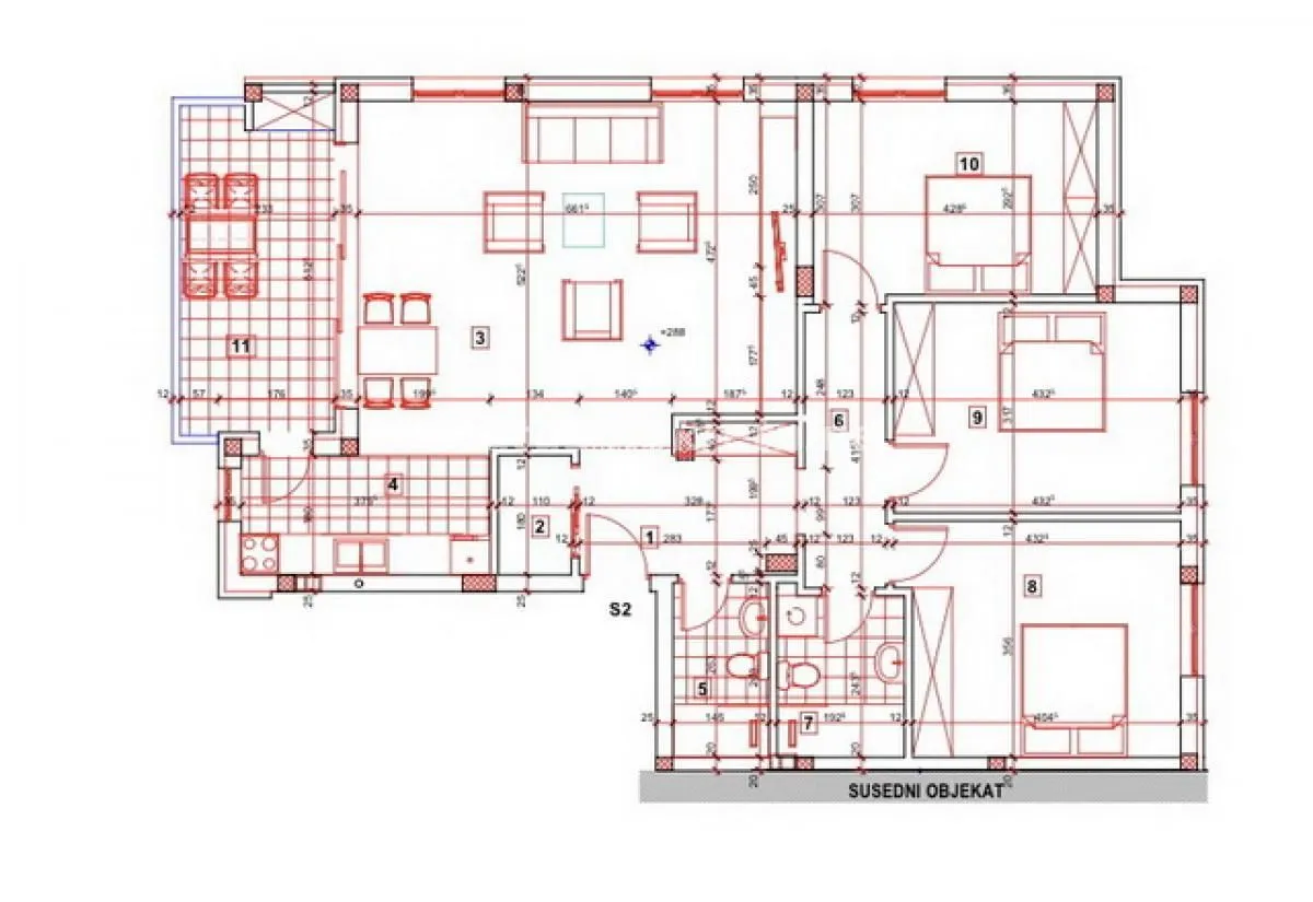 Prodaja, četvorosoban stan, 116m², Petrovaradin, Novi Sad