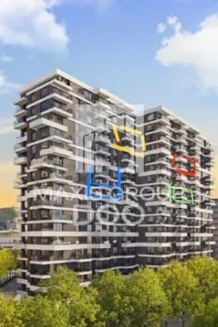 Pogled na spoljašnjost moderne višestambene zgrade sa terasama i zelenilom. - image 2