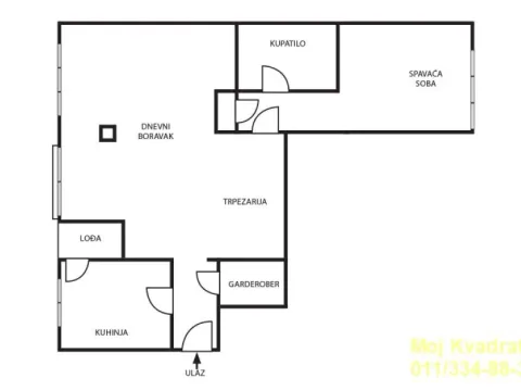 Prodaja, dvosoban stan, 70m², Vračar Hram, Vračar Sve Podlokacije - image 17