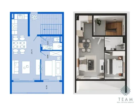 Prodaja, jednosoban stan, 47m², Tivat, Crna Gora - image 3
