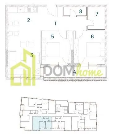 Sale, two bedroom apartment, 79m², Bar, Crna Gora