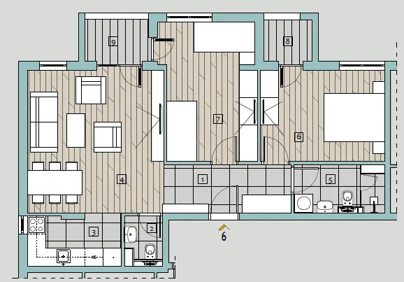 Prodaja, trosoban stan, 70m², Medijana, Niš