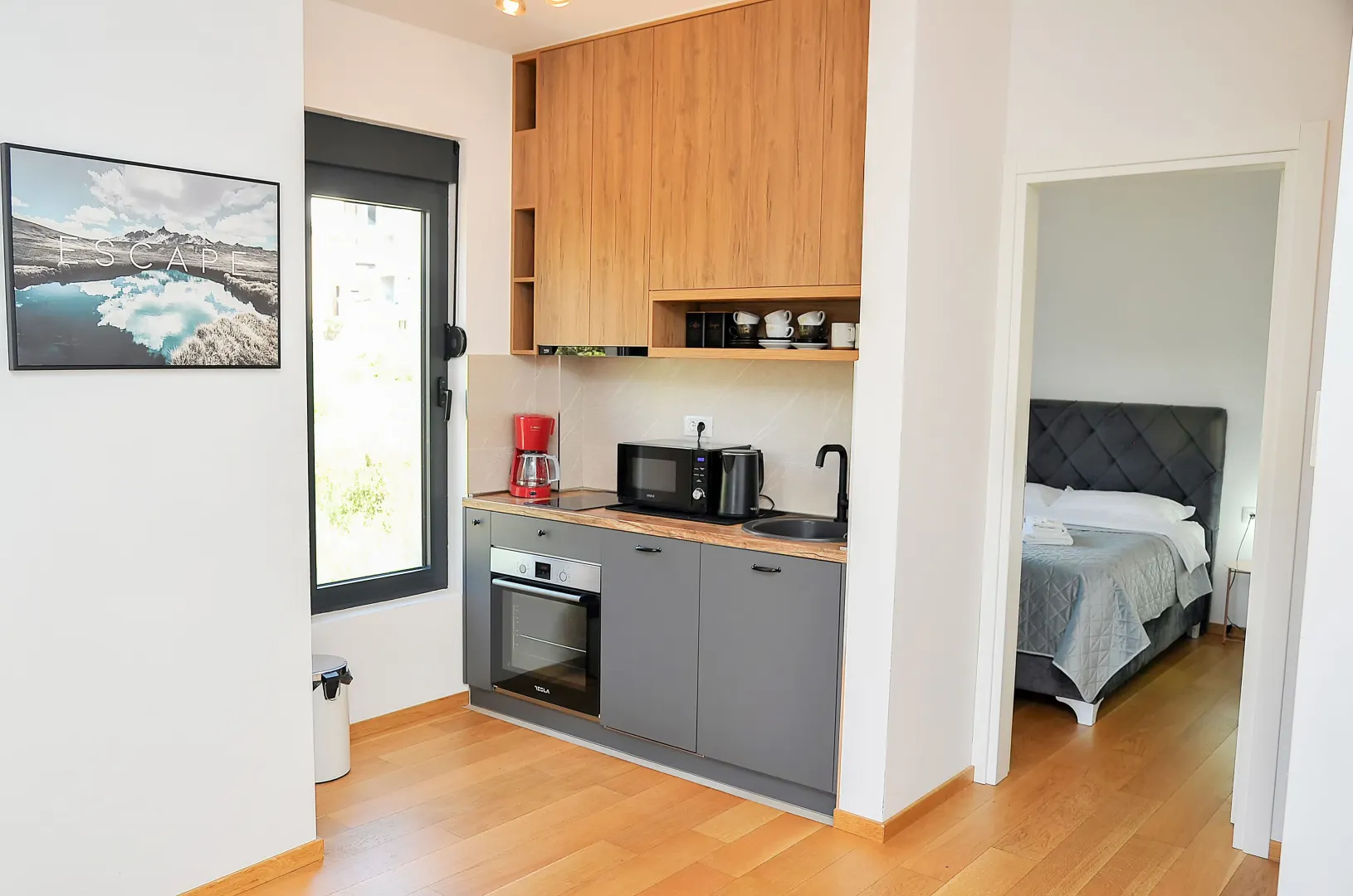 Rent, one bedroom apartment, 50m², Bečići, Budva