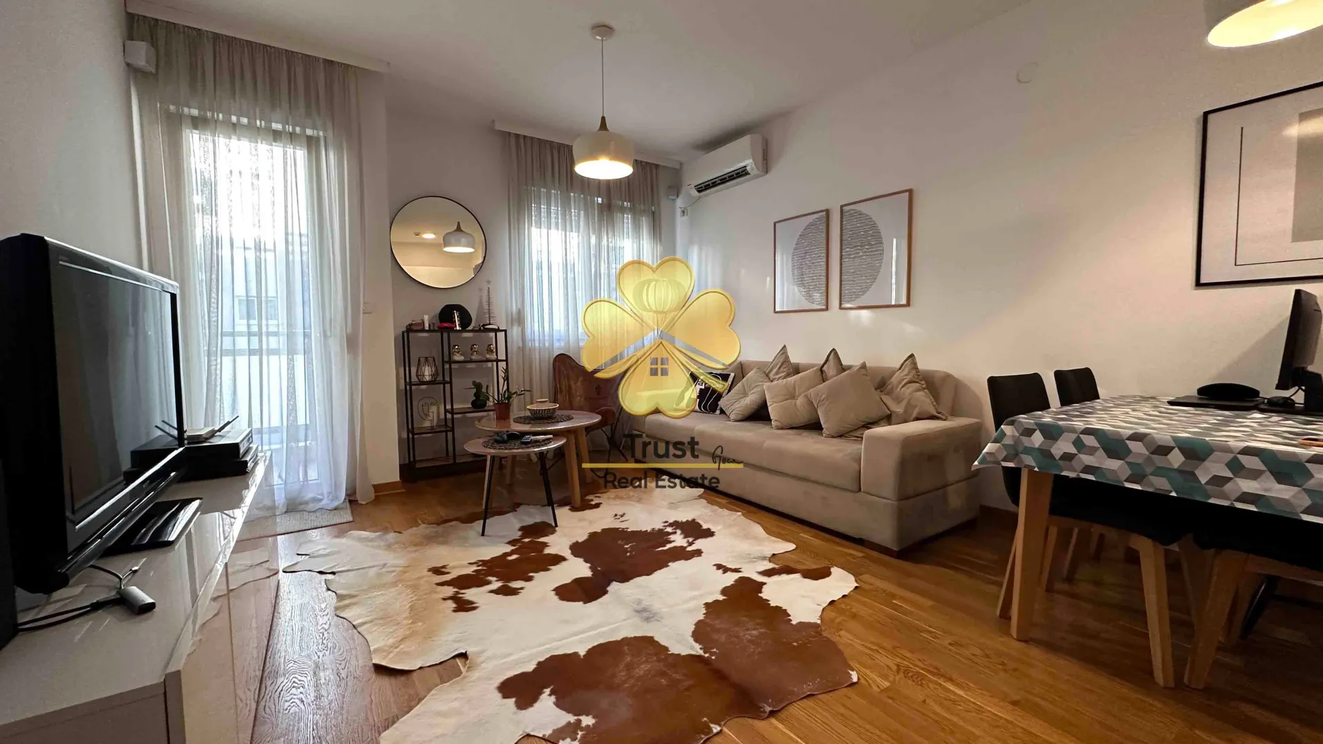 Rent, one bedroom apartment, 47m², City Kvart, Podgorica