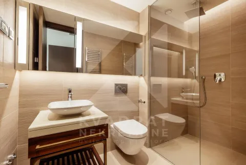Moderno opremljeno kupatilo sa umivaonikom, WC šoljom i tuš kabinom. - image 16