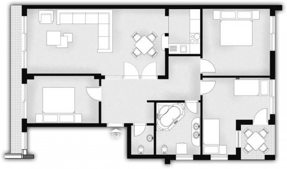Sale, office space, 126m², Budva, Crna Gora