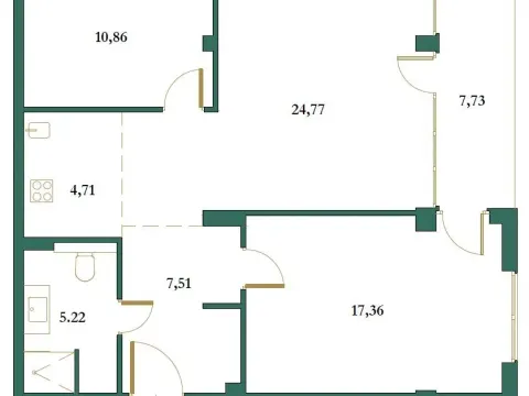 Prodaja, dvosoban stan, 78m², Centar, Kolašin - image 4