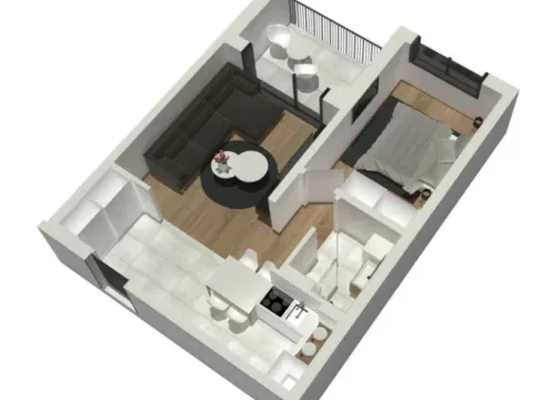 Sale, two bedroom apartment, 49m², Mirijevo Sve Podlokacije, Beograd - image 2