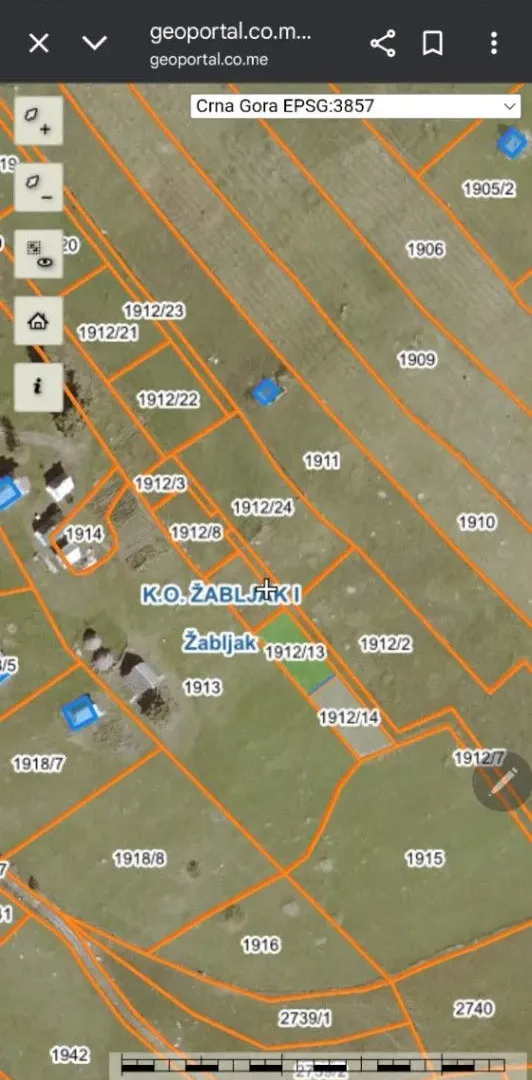 Prodaja, plac, 667m², Pitomine, Žabljak