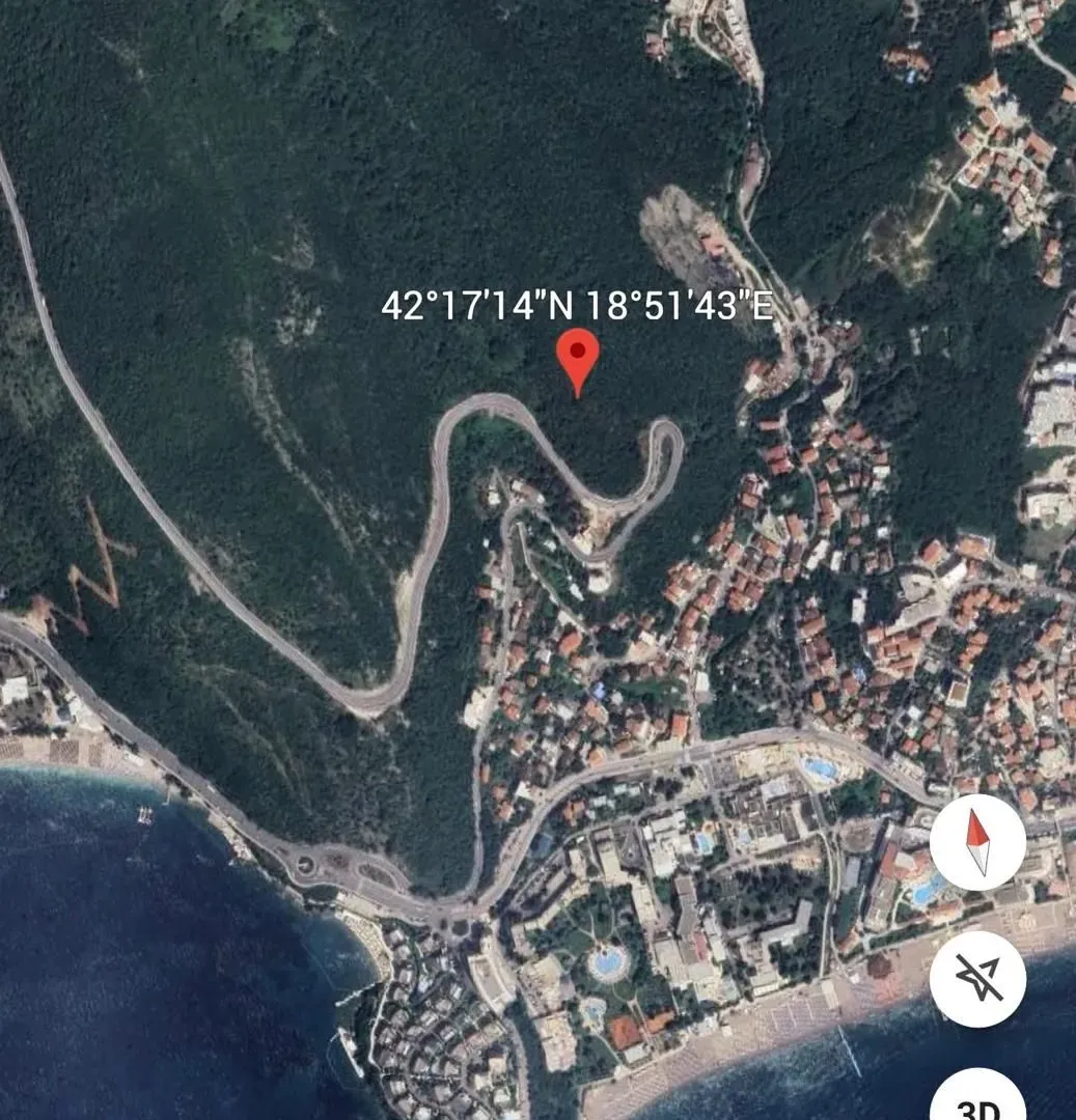 Prodaja, plac, 2698m², Maine, Budva
