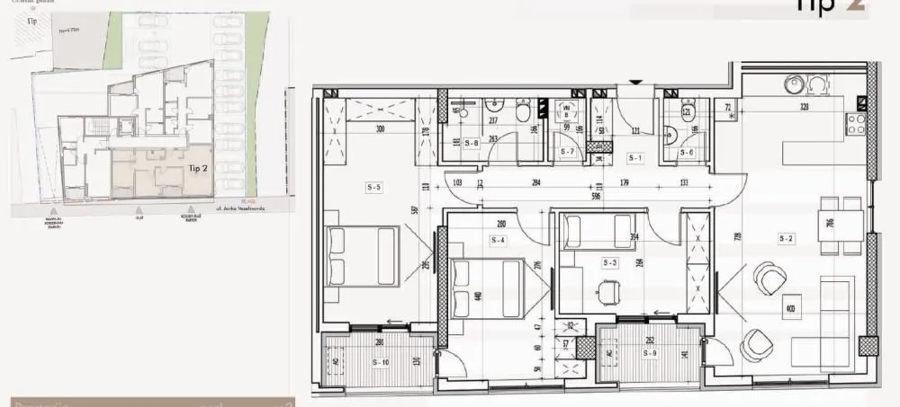 Prodaja, trosoban stan, 99m², Medijana, Niš