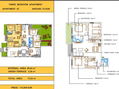Prodaja, trosoban stan, 75m², Budva, Crna Gora - image 2