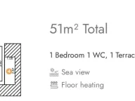 Prodaja, jednosoban stan, 48m2, Budva