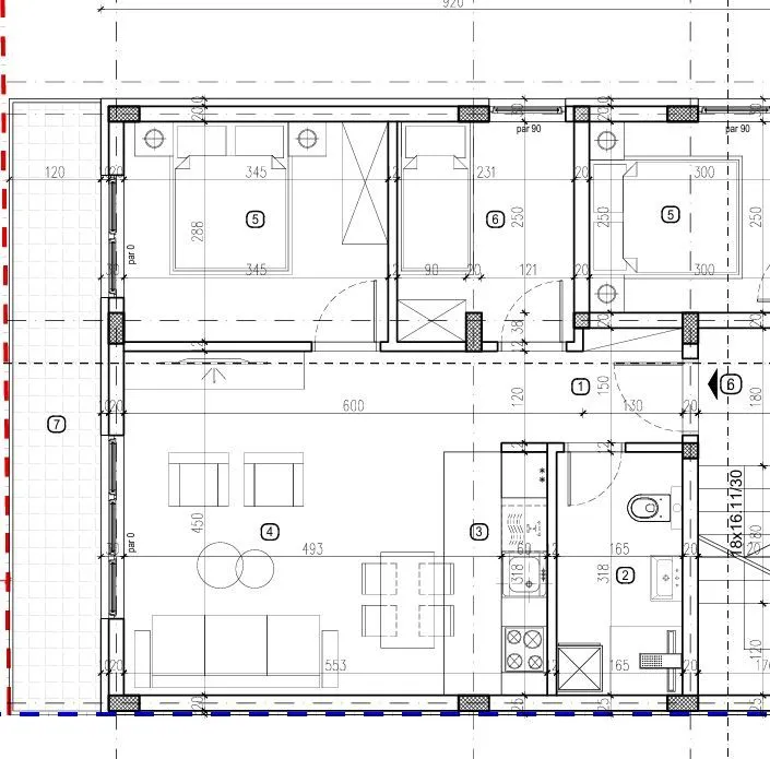 Sale, two bedroom apartment, 58m², Lekino Brdo, Voždovac Sve Podlokacije