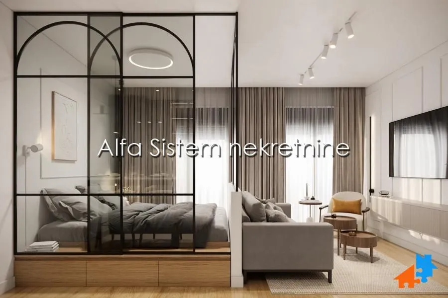 Rent, one bedroom apartment, 35m², Stari Grad, Beograd