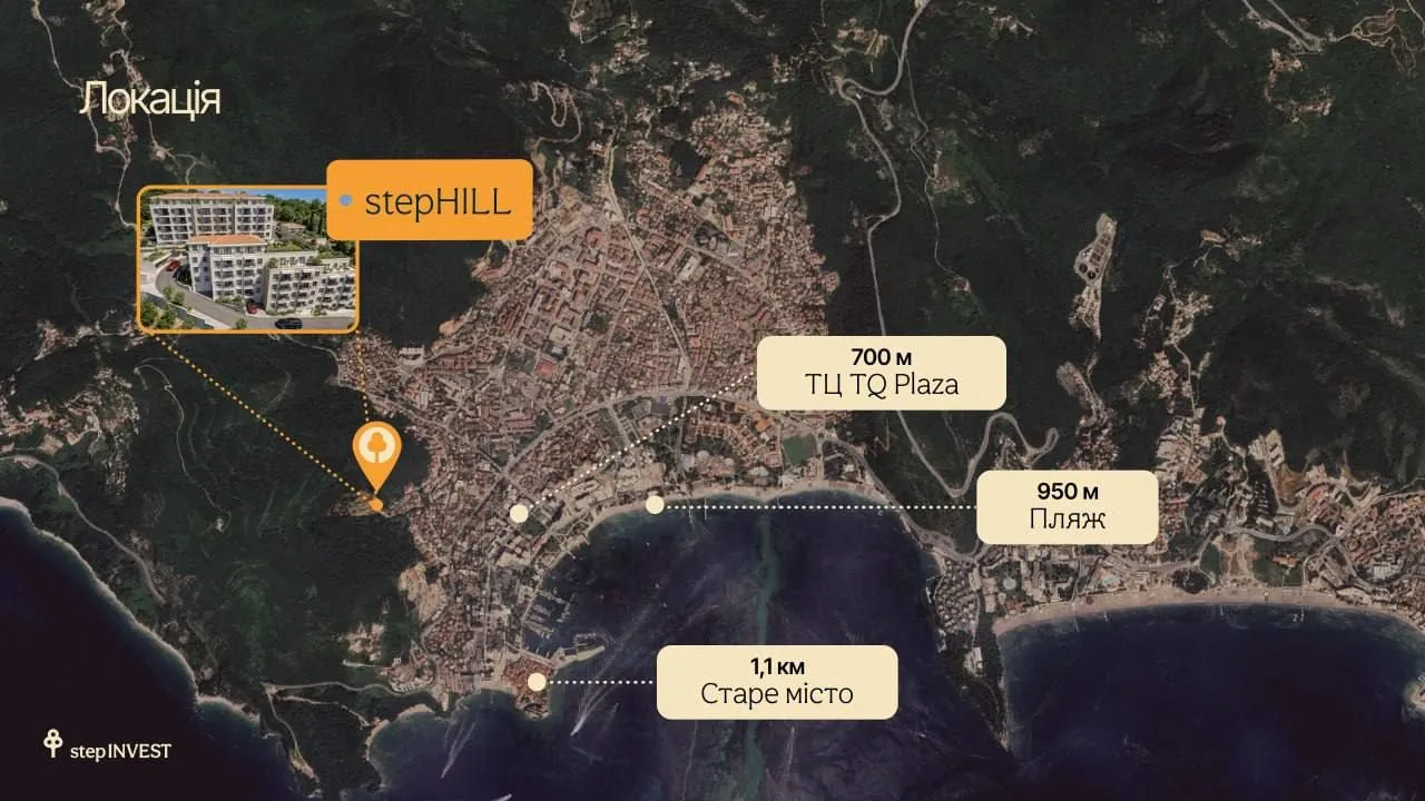 Sale, two bedroom apartment, 74m², Babin Do, Budva