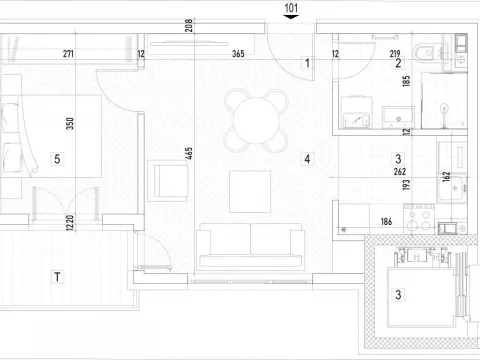 Sale, two bedroom apartment, 39m², Cvetanova Ćuprija, Zvezdara Sve Podlokacije - image 8