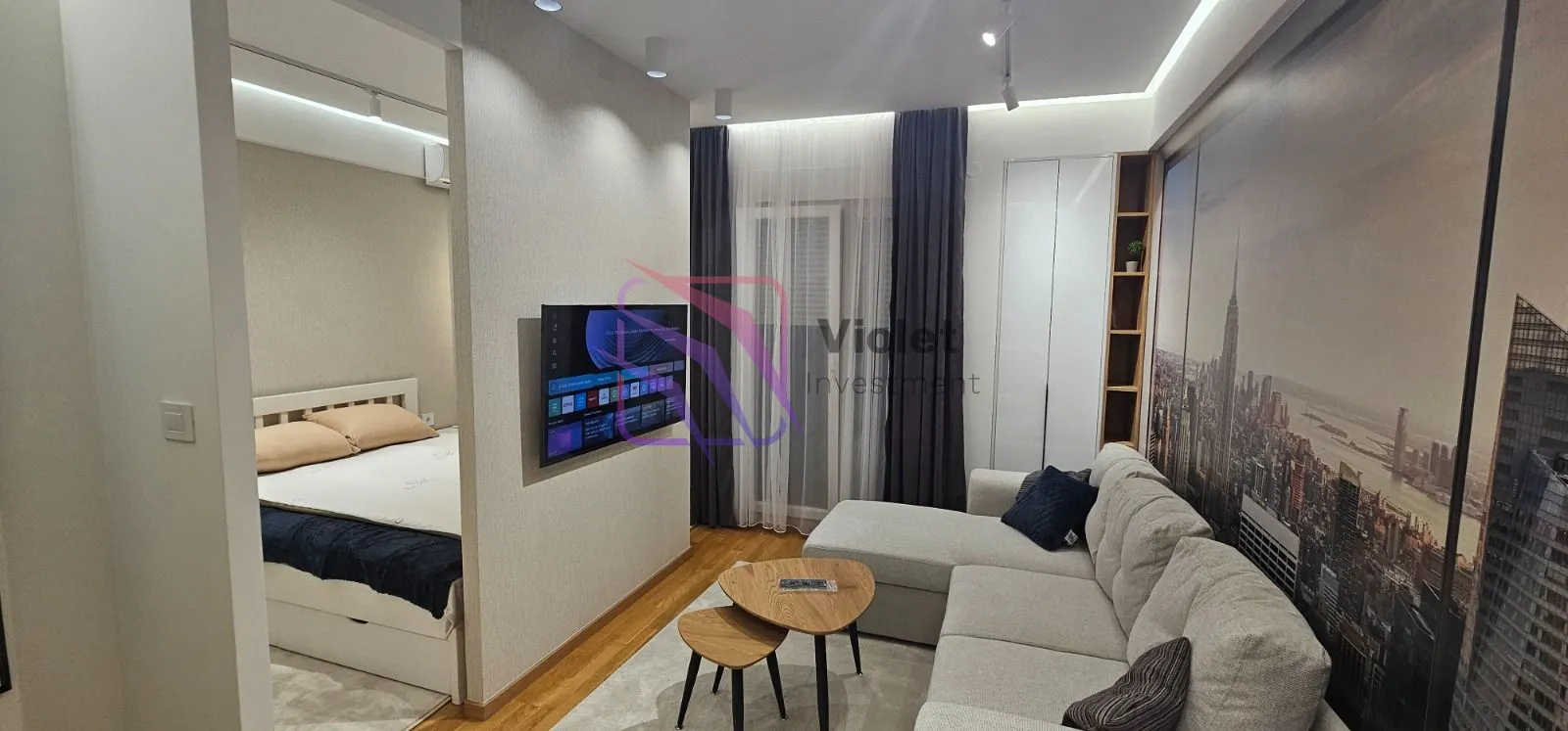 Rent, one bedroom apartment, 38m², Zabjelo, Podgorica