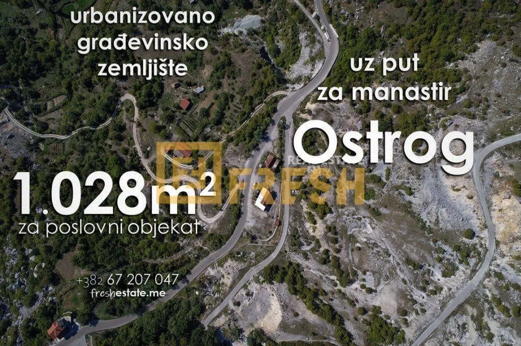 Prodaja, plac, 1028m², Nikšić, Crna Gora