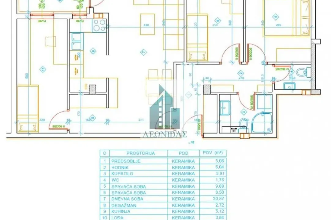 Prodaja, trosoban stan, 73m², Palilula, Niš
