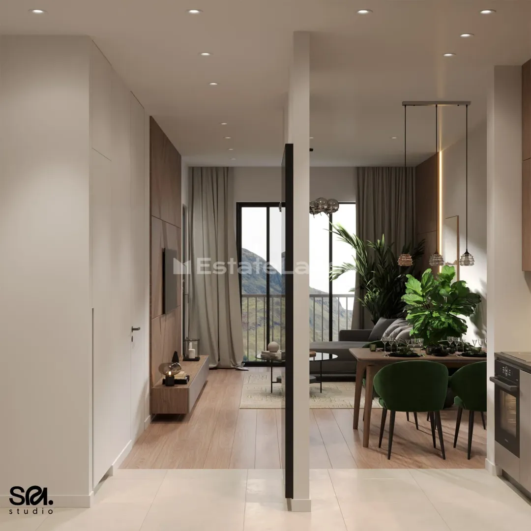 Prodaja, jednosoban stan, 51m², Kavač, Kotor