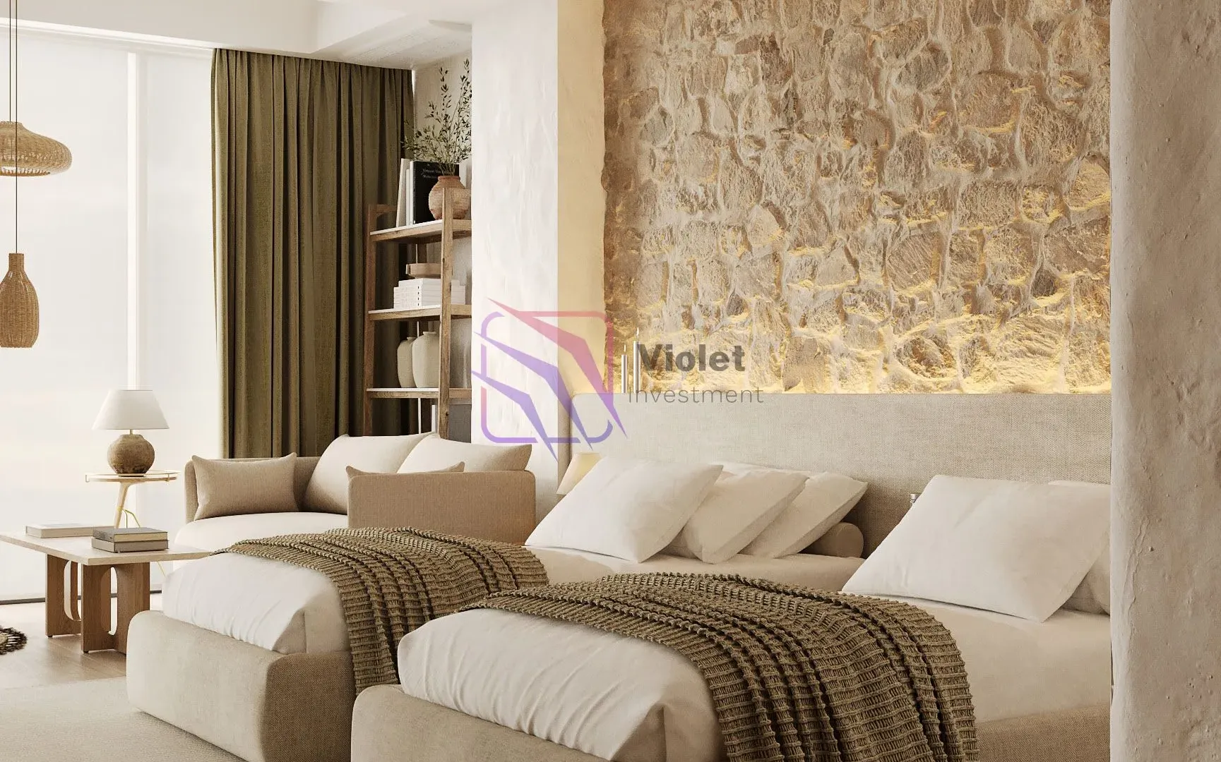 Sale, studio apartment, 41m², Sveti Stefan, Budva
