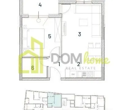 Sale, one bedroom apartment, 49m², Bar, Crna Gora - image 2