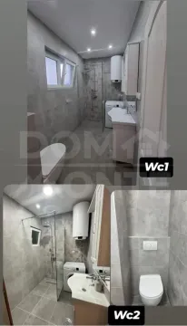 Kolaž fotografija koje prikazuju moderno uređeno kupatilo sa tuš kabinom. - image 20