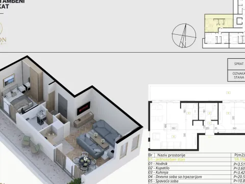 Sale, four bedroom apartment, 311m², Podkošljun, Budva - image 8